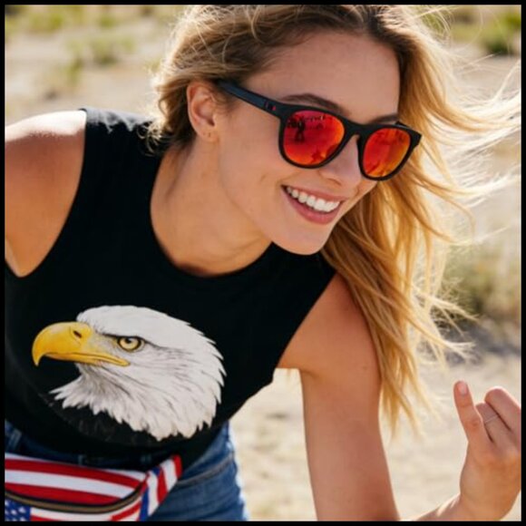 Polarized Sunglasses, Lightweight UV Protection, Plastic Frame main image 4